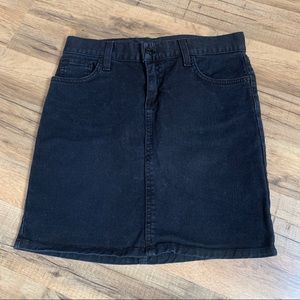 Ralph Lauren black denim skirt